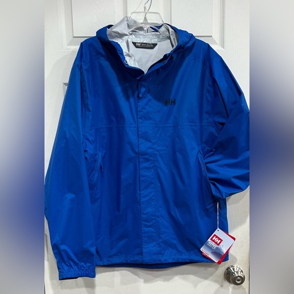 Helly Hansen Men's XL Loki Rain Jacket Cobalt Blue NWT Waterproof Performance